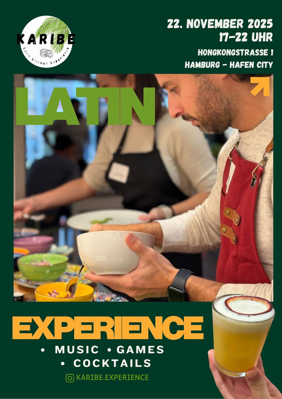 Zubereitung bei einer Karibe Cooking Experience